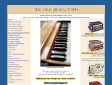 Tablet Screenshot of indianmusicalinstruments.com