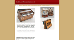 Desktop Screenshot of indianmusicalinstruments.biz
